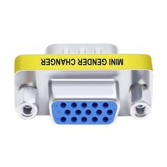 5 PCS VGA Female To Female Adapter DB15 HD15 Pin Connector Coupler PC Mac