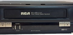 RCA 4 head AccuSearch VCR—model VR634HF—Parts/repair—No remote—SHIPS IN 24 HOURS