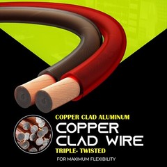 10 AWG 100 FEET 10/2 Gauge Car Home Audio Speaker Wire RED BLACK Cable