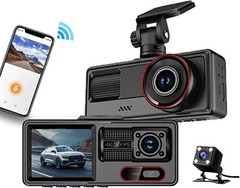 4K Dash Cam Front and Rear Dual Dash Camera 1080P WIFI & GPS With 32GB SD Card
