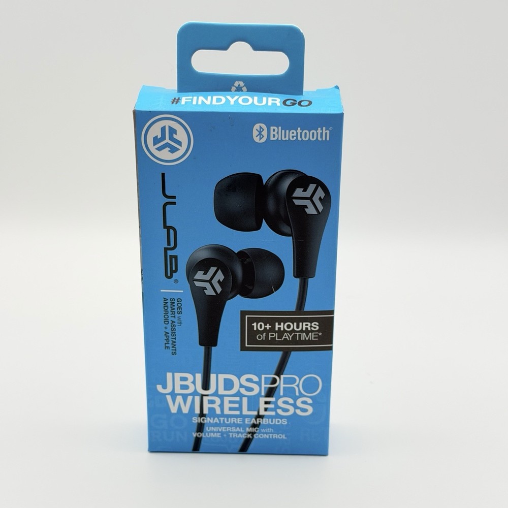 Jlab Jbuds Pro Wireless Signature Earbuds Black – Bluetooth 10+ Hours Playtime