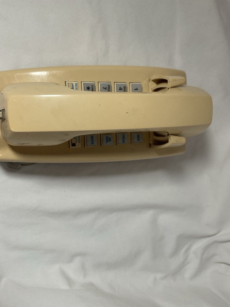 Vintage ITT rotary dial wall mount home telephone