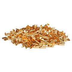 50PCS Non-insulated Female 2.8mm Spade Terminals Brass Crimp Wire Connectors US