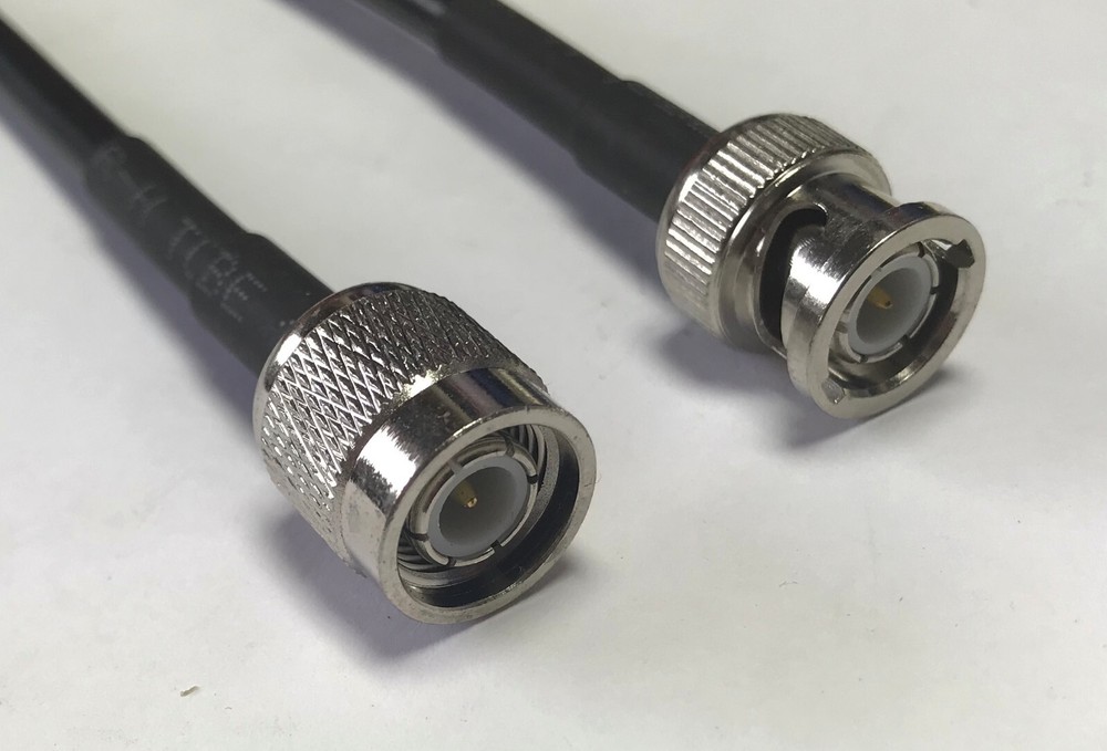 RFC240 TNC Male to BNC Male RF Pigtail 50 ohm Coaxial Cable Ship USA LOT