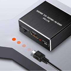 4K * 2K HDMI Stereo Audio Video Extractor Converter HDMI+ Optical SPDIF 3.5mm n