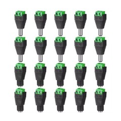 DC Power Plug Male Female Jack Connector 2.1 x 5.5mm Adapter Lot
