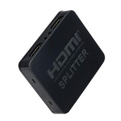 1 In 2 Out Portable HDMI Splitter 1080P 4K 1X2 HDCP Stripper 3D Power Amplifier