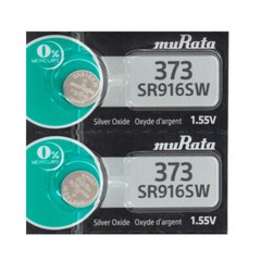 5 Pcs Murata Replaces Sony 373 SR916SW 1.55V Silver Oxide 0%Hg Watch Batteries