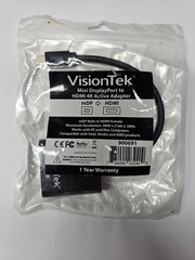 VisionTek Mini DisplayPort to HDMI (4K) Active Adapter (M/F) – Mini 900691