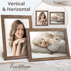 Icona Bay – 11×14 Chestnut Brown Picture Frame – Rustic 11×14,