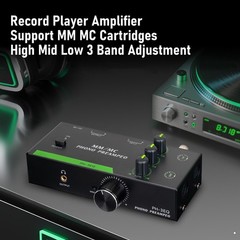 3 Band Adjustment Turntable Amplifier For Audiophiles Easy To Use