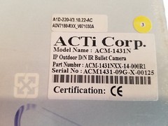 ACM-1431N ACTi MPEG-4 Outdoor IP IR Bullet Camera
