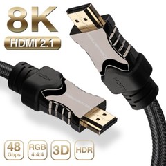 Fiber Optic HDMI Cable 2.1 – (8K 120Hz HDR UHD 4:4:4) – HDCP 2.2 – Dolby Vision