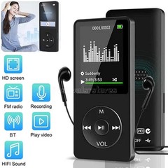 Bluetooth MP4/MP3 Lossless Music Player FM Radio Recorder Sports Support 128GB