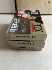 MAXELL XLII 110 High Fidelity Blank Audio Cassette Tapes Lot of 3 NEW SEALED