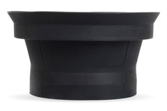 XBAF65 2 Piece 6.5″ Silicone Rubber Speaker Baffles with Self Adhesive Foam Pad