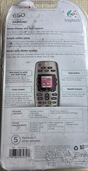 Logitech Harmony 650 Universal Color Screen Remote Silver New Sealed