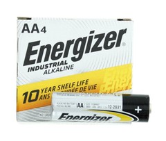 Energizer AA Alkaline Batteries, Industrial EN91 1.5 V Battery, EXP 2031 72-Pack