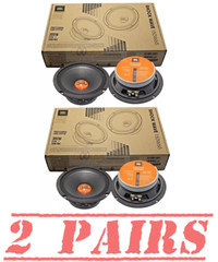 4 JBL ShockWave 150W65 6-1/2″ Midrange Speakers 300W Peak | 150W RMS each