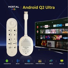 Android 14.0 TV Stick for Google Voice 2GB/16GB Mortal Q2 2.4G/5GHz New
