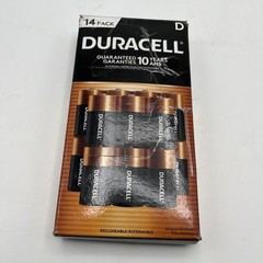 Duracell CopperTop Alkaline D Batteries 14 Pack Exp 2035 – Open Box