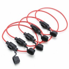 10X/Set Inline Fuse Holder to Accept 30A 12V Mini Blade Fuses Splash Proof Car