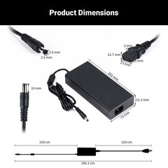 Fosi Audio 48V 32V Power Supply Adapter Unit for TB10D, BT20A PRO,V3 US AU EU UK