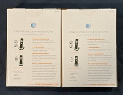 2 NEW AT&T TL86009 2-Line Corded/Cordless Accessory Phone Handset AddOn DECT 6.0