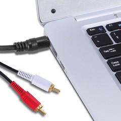 3.5mm Male to 2 RCA Male Adapter Speaker AUX adapter Cable Y-Splitter Cord