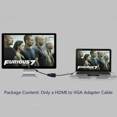 200 x 1080P HDMI Male to VGA Female Video Cable Converter Adapter For PC Monitor