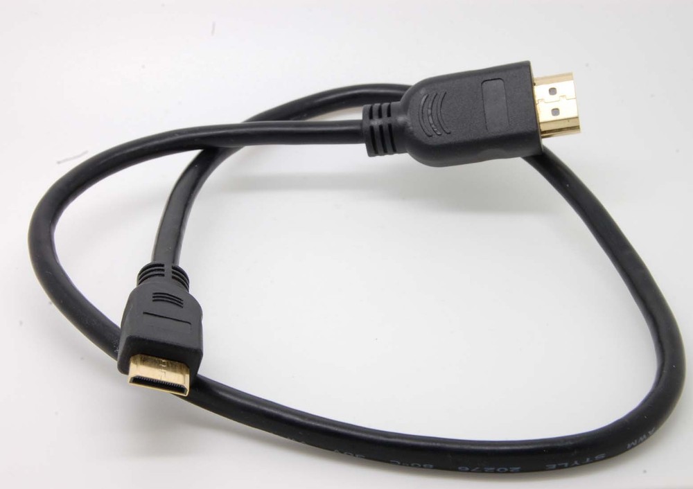 0.5m 1.5 Ft Short Mini HDMI Type C to HDMIType A Cable adapter For HDTV Camera