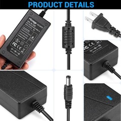 Lightweight 12V 3A Desktop Power Supply | Durable ABS & Overload Protection