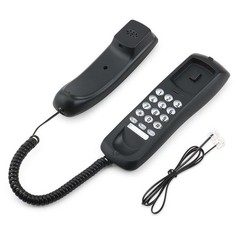 Desktop Corded Landline Phone Corded Telephone for Home Office Desk Wall Phone