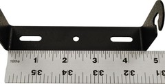 Workman C19B Mounting Bracket for Small Cobra Midland and Uniden CB Radio -Black
