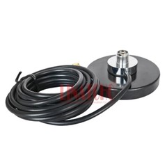Super Diameter 90MM Round SO239 Socket Jack Magnetic Car Antenna Base Mount SMA