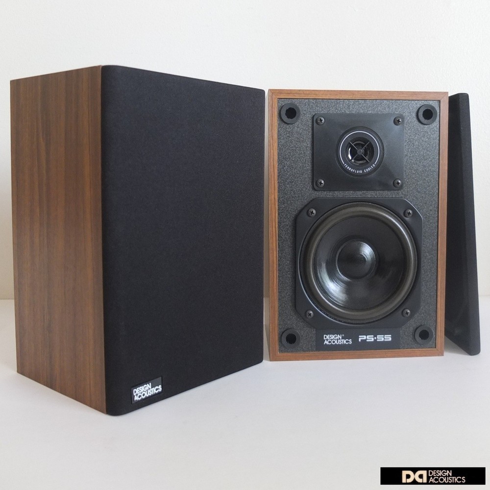 vintage Design Acoustics PS-55 speakers USA c.1992—20kHz, 75WPC—superb condition