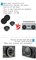 SD Car Radio Stereo MP3 Player Speaker In-Dash 12V 1 Din Bluetooth FM AUX USB TF