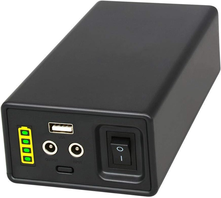 12V 38400mAh Lithium Ion Battery Pack with Dual DC & USB Outputs