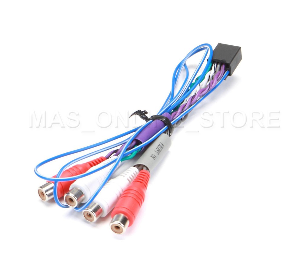 ALPINE KTP445U KTP-445U FRONT & REAR REMOTE ON RCA CABLE *SHIPS TODAY*