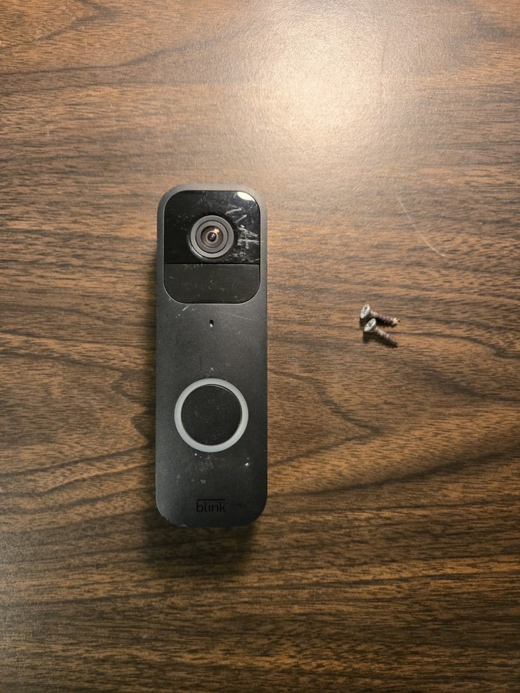 Blink Video Doorbell Camera Wi-Fi Smart Security System (Mount Not Included)