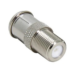 F Type Male to Female TV Coaxial Adapter Quick Push Connector 1 Piece Cable