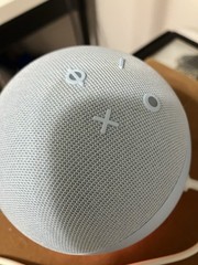 Echo Dot 5th Generation With Clock Smart Speaker Blue No Box