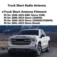 for GM Truck Short Antenna Fit for GMC Sierra and Chevy Silverado All Models …