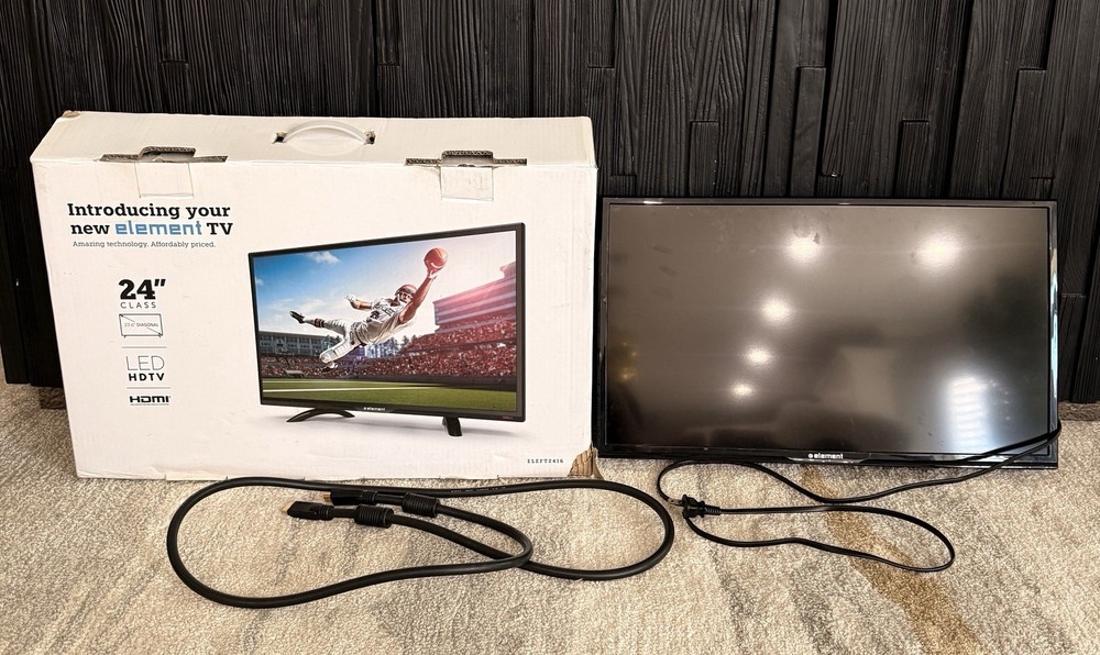 Element HDTV 23.6 Inch Led with HDMI Cable 1080p No Stands Used Great Condition