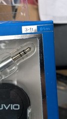 AUVIO 4200991 3-FT 1/8″ M to 1/8″ M RETRACTABLE STEREO CABLE “BLACK”