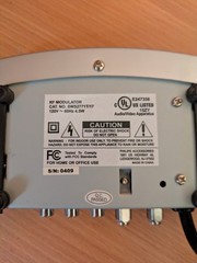 Philips RF Modulator AV To COAX PH 61159 AV Input / Coax Out