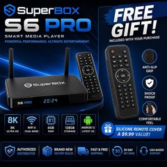 SUPERBOX S6 Pro Streaming Media Player SAME DAY SHIP VSEE V6 PLUS BOX V3 COMPARE