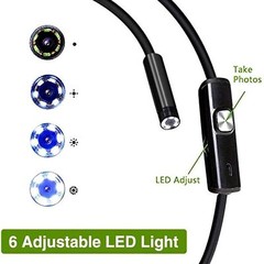 6LED USB Snake Endoscope Borescope HD Inspection Camera For Android Type C Lot