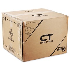 CT Sounds CT1X12 Single 12″ Kerf Port Universal-Fit Car Subwoofer Box