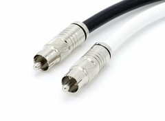 Digital Audio Coaxial Cable – Subwoofer Cable – (S/PDIF) RCA Cable, 50 Feet